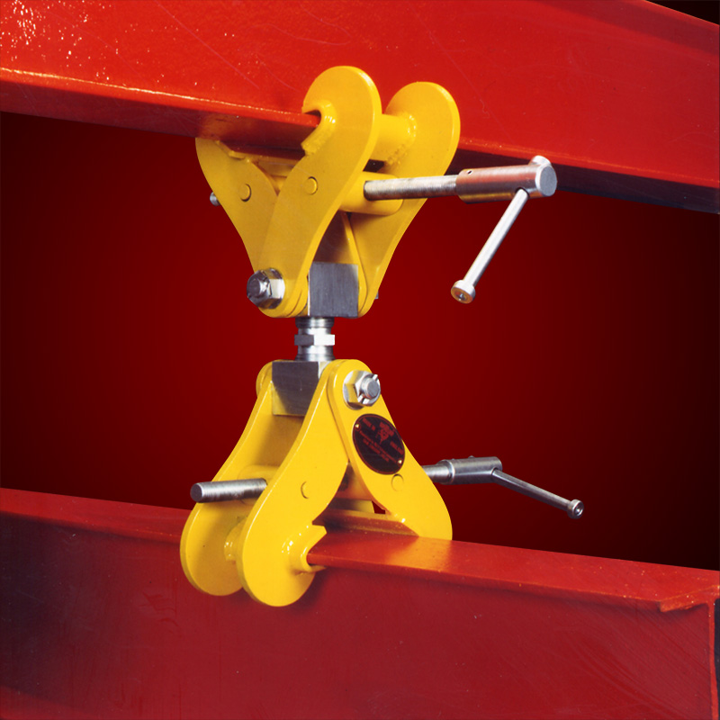 Adjustable Double Ended Monorail Construction Clamps